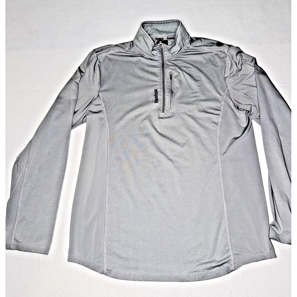 Reebok Men’s 1/4 Zip Pullover Mock Neck Jacket Sweater Size Medium Golf Running